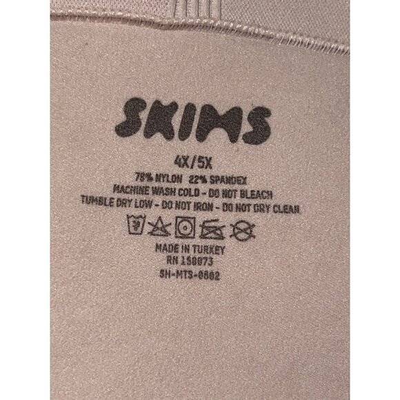 SKIMS Seamless Sculpt Sculpting Mid Thigh Shorts - Clay Size 4X/5X - Picture 5 of 7